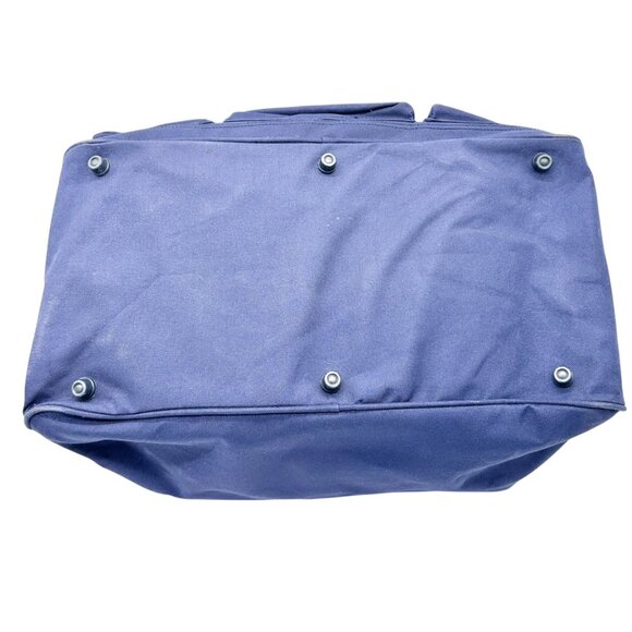 Shugon Blue Travel Duffel Bag Detachable Strap Multiple Compartments 19x11x9 - Picture 6 of 14